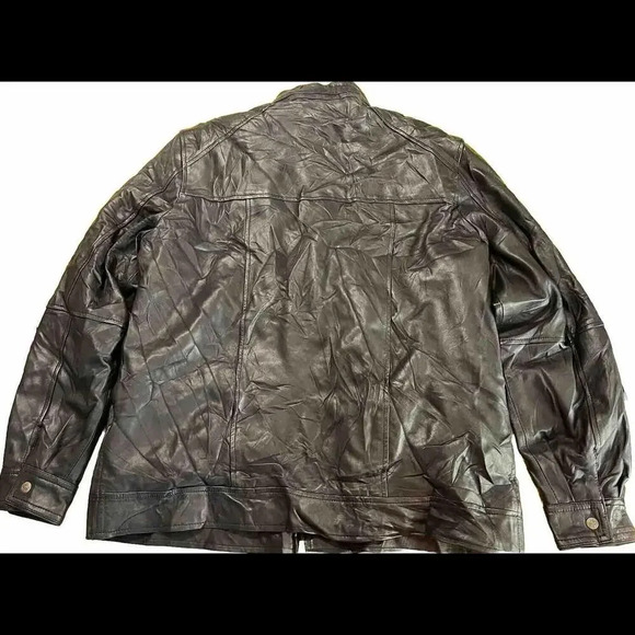 Zain Leather Garments 3XL Jacket Big Tall Comfort Classic Coat Black - Picture 2 of 8